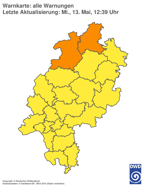 Aktuelle Wetterwarnungen für %region%