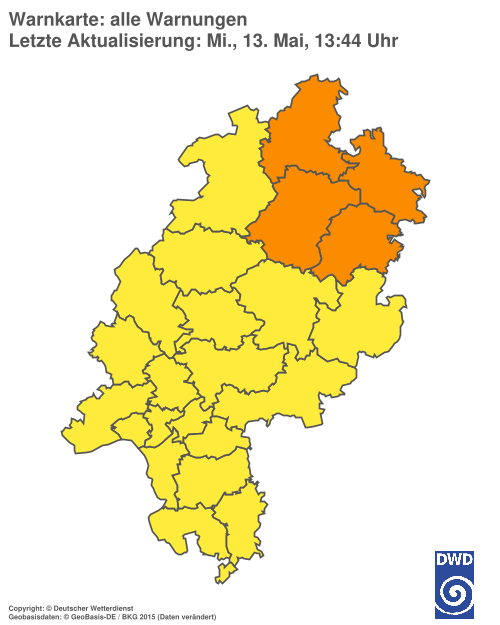Aktuelle Wetterwarnungen für %region%
