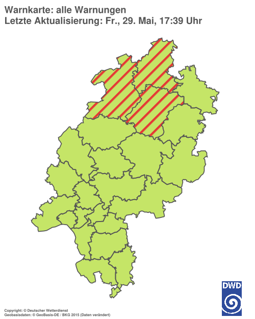 Aktuelle Wetterwarnungen für %region%