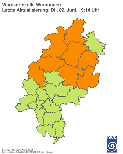 Aktuelle Wetterwarnungen für %region%