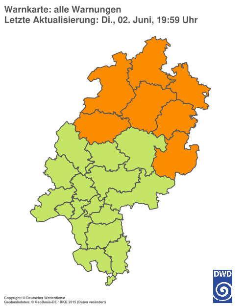 Aktuelle Wetterwarnungen für %region%