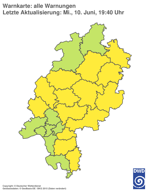 Aktuelle Wetterwarnungen für %region%
