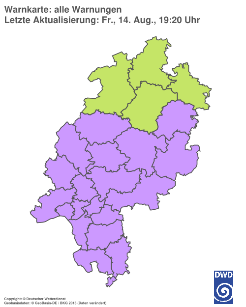 Aktuelle Wetterwarnungen für %region%