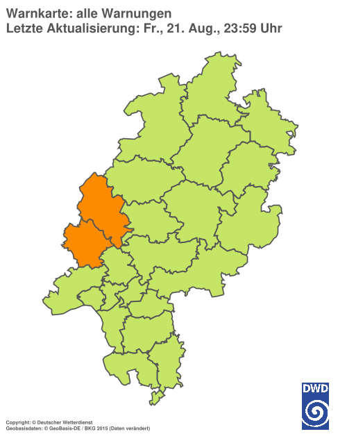 Aktuelle Wetterwarnungen für %region%