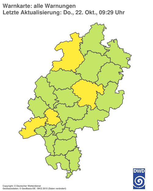 Aktuelle Wetterwarnungen für %region%