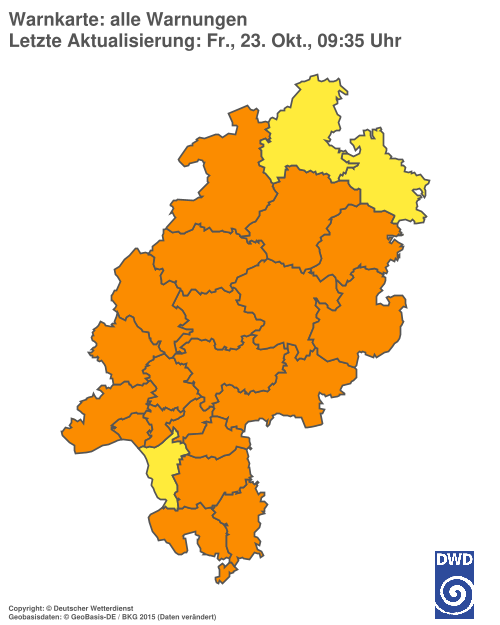 Aktuelle Wetterwarnungen für %region%