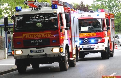 Feuer im 9.Stock eines Wohnhochhauses