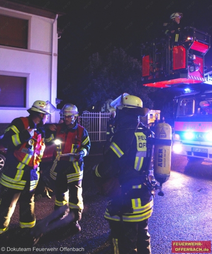 Zimmerbrand in einer Dachgeschosswohnung