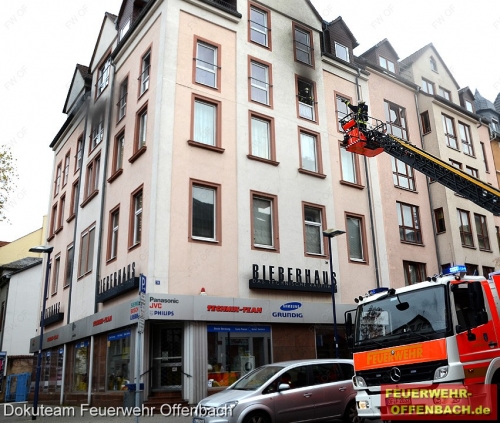 Küchenbrand in der Gerberstraße