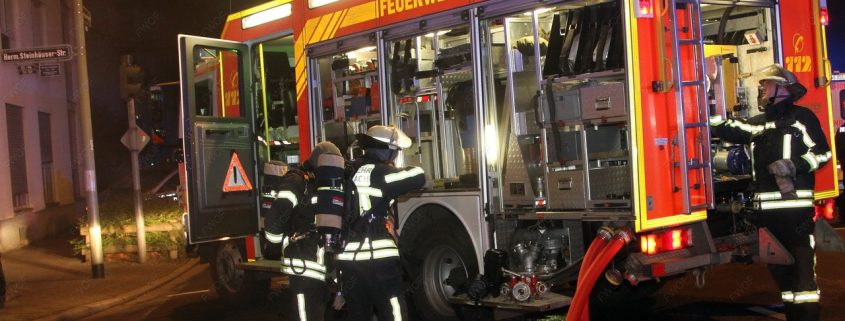 Wohnungbrand in der Hermann-Steinhäuser-Str