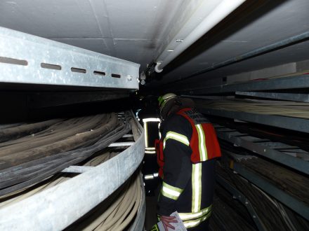 Brandschutzübung im Heizkraftwerk