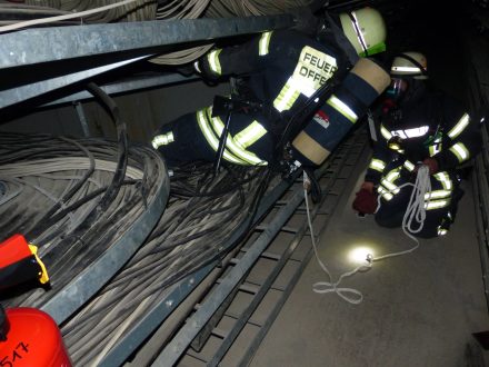 Brandschutzübung im Heizkraftwerk