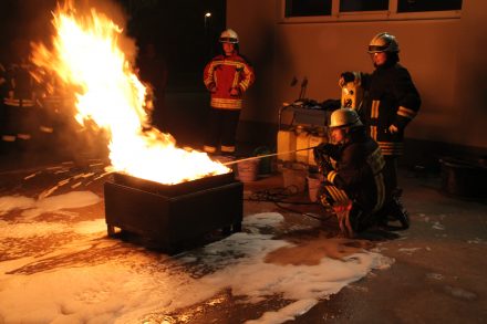 Ausbildung Löschschaum