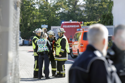 Großbrand in Offenbacher Recycling Betrieb