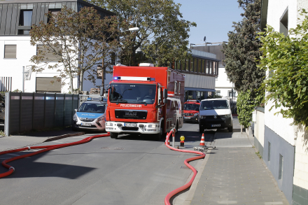 Großbrand in Offenbacher Recycling Betrieb